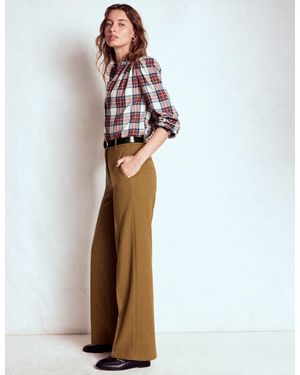 Boden Belgravia Tailored Trousers - White