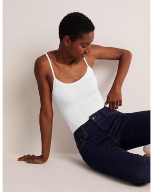 Boden Plain Cami - White