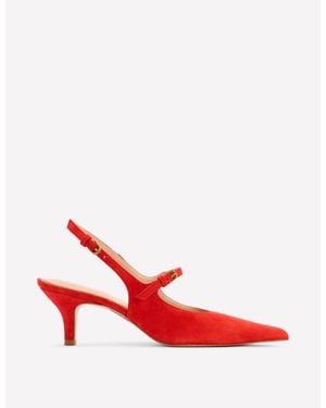 Boden Mary Jane Slingback Heel - Red