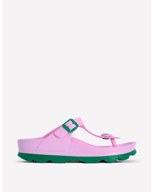 Boden Lyla Toe Post Sandals - White