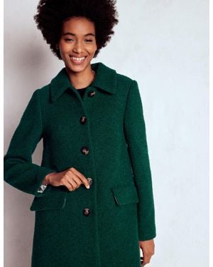 Boden Edinburgh Wool Coat - Green