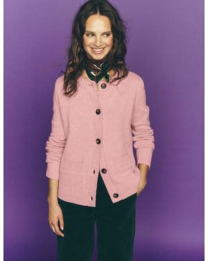 Boden Marta Strickjacke Aus Merinowolle - Lila