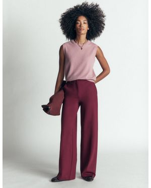 Boden Belgravia Ponte Pants - Red