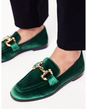 Boden Iris Jewelled Snaffle Loafers - Black