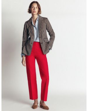 Boden Canonbury Cotton 7/8 Trousers - Red