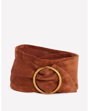 Boden Breiter Taillengürtel Mit Ring - Braun