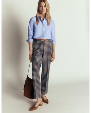 Boden The New Sienna Cotton Shirt - Blue