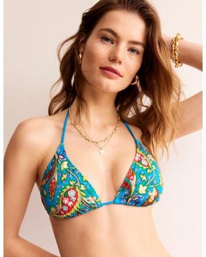 Boden String Bikini Top French - Blue