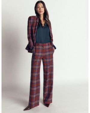Boden Belgravia Wool Blend Trousers - Multicolour