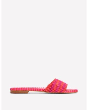 Boden Trim Detail Flat Sandal - Pink