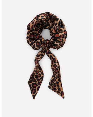 Boden Scarf Scrunchie - Brown