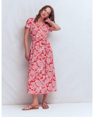 Boden Naomi Jersey Midi Dress - Pink