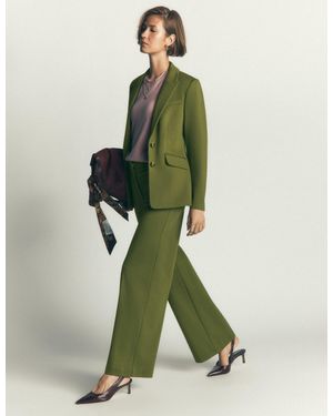 Boden Stamford Ponte Blazer - Green