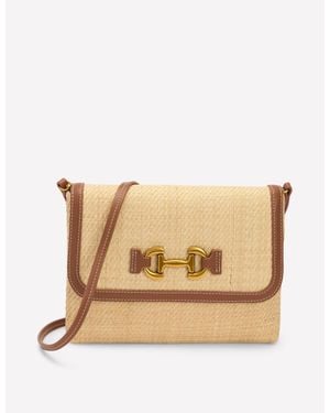 Boden Snaffle Clutch Bag - Natural