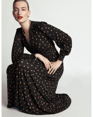 Boden Georgia Jersey Midi Dress - Black