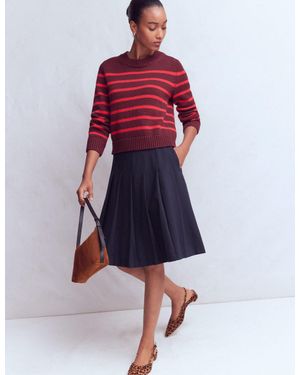 Boden Aya Ponte Skirt - Red