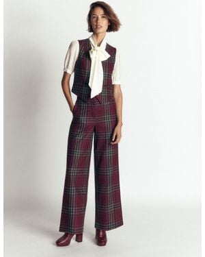 Boden Belgravia Wool Blend Pants - Brown