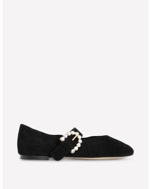 Boden Kylie Flat Buckle Mary Janes - Black