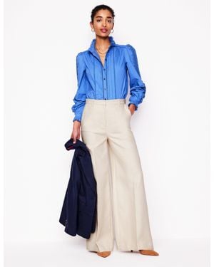 Boden Wide Flare Pants - Blue