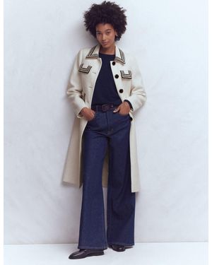 Boden Pocket Detail Coat - Blue