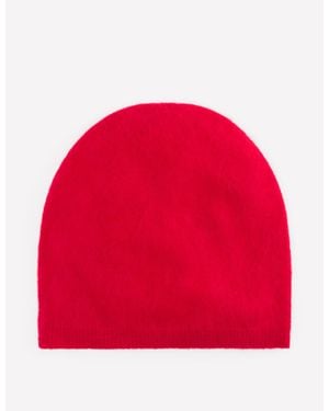 Boden Brushed Cashmere Beanie - Red