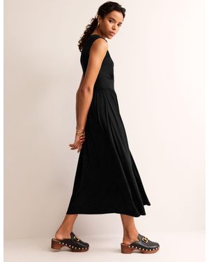 Boden Thea Sleeveless Midi Dress - Black