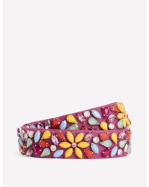 Boden Embellished Party Belt - White