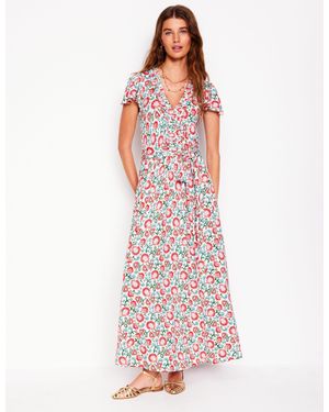 Boden Nicola Jersey Tea Dress - White