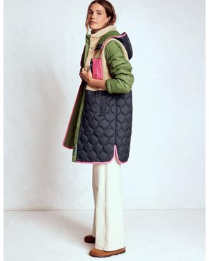 Boden Borg Mix Coat - Black