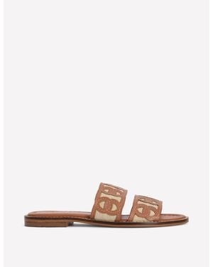 Boden Interlocked Flat Sandal - Brown