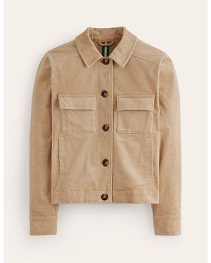 Boden Exeter Cord Jacket Multi - Natural