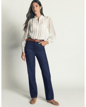 Boden Tapered Leg Jeans - Blue