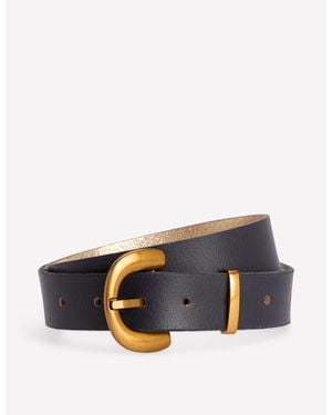 Boden Gürtel Mit Breiten Metalldetails - Blau