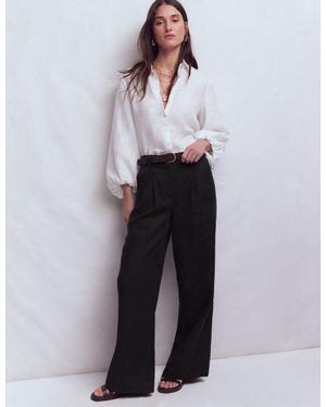 Boden Kensington Linen Pants - White