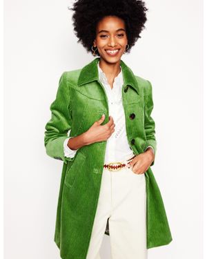 Boden Lincoln Cord Coat - Green