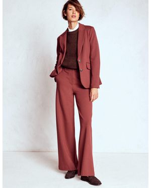Boden Marylebone Ponte Blazer - Red