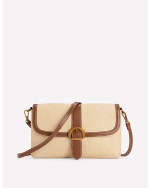 Boden Buckle Crossbody Bag - Natural