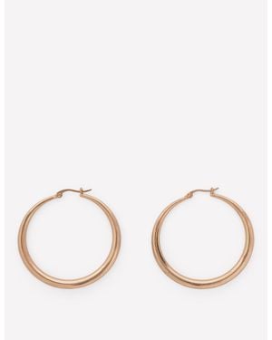 Boden Classic Large Hoops - Natural