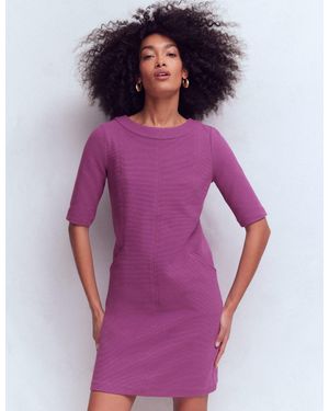 Boden Nessa Ottoman Shift Dress - Purple