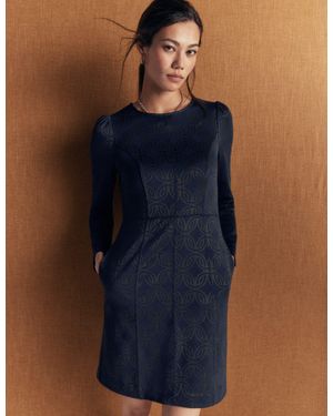 Boden Marla Seamed Ottoman Dress - Green