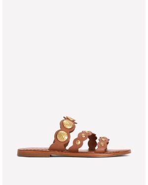 Boden Asymmetric Disc Mule - Brown