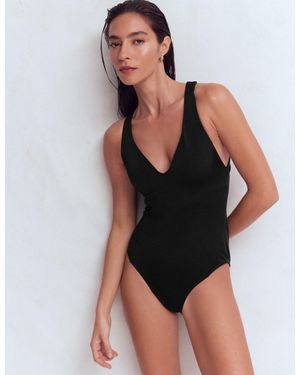 Boden Strap Detail Swimsuit - Black