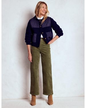 Boden 5-Pocket Cord Column Jeans - Blue