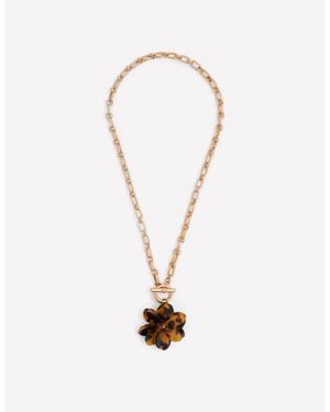 Boden Charm Drop Necklace - White