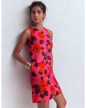 Boden Classic Shift Dress - Red