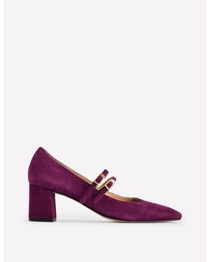 Boden Block Heel Pump - Purple