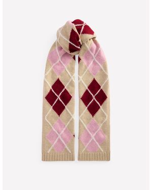 Boden Argyle Scarf - Pink