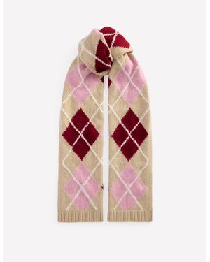 Boden Argyle Scarf - Pink