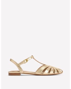 Boden Caged Flat Sandal - Natural