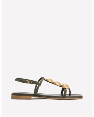 Boden Disc Flat Sandals - Green
